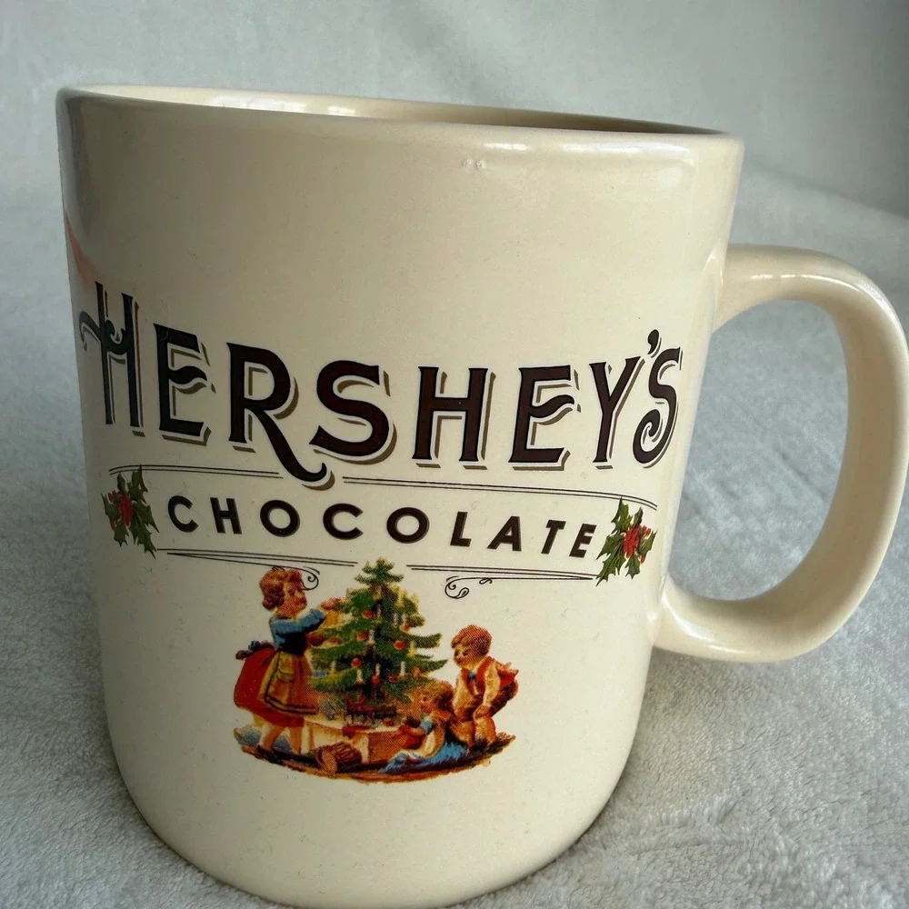 Galerie Hershey's‎ Chocolate Christmas Over Sized Large Collectible Ceramic Mug